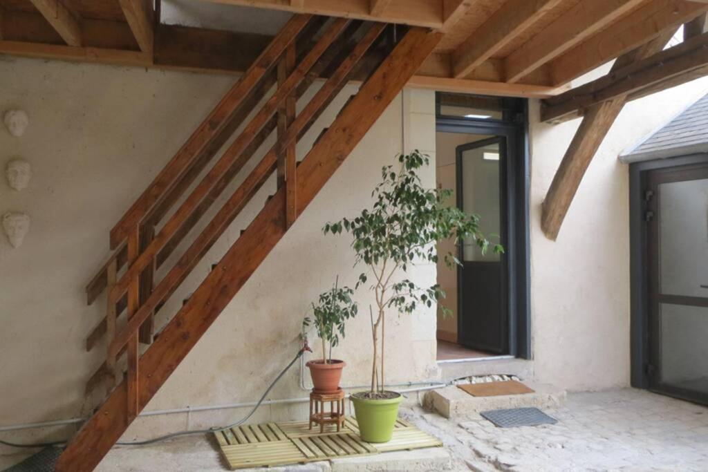 Ferienwohnung Escale Tourangelle Monts Exterior foto